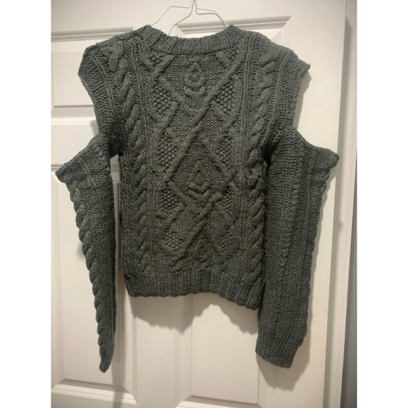 Women's For Love & Lemons Sweater Size M Gray - Picture 4 of 5